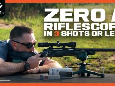 How to Zero a Riflescope in 3 Shots