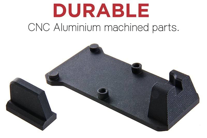 RWA GLOCK RED DOT PLATES (RMR MOUNT BASE)