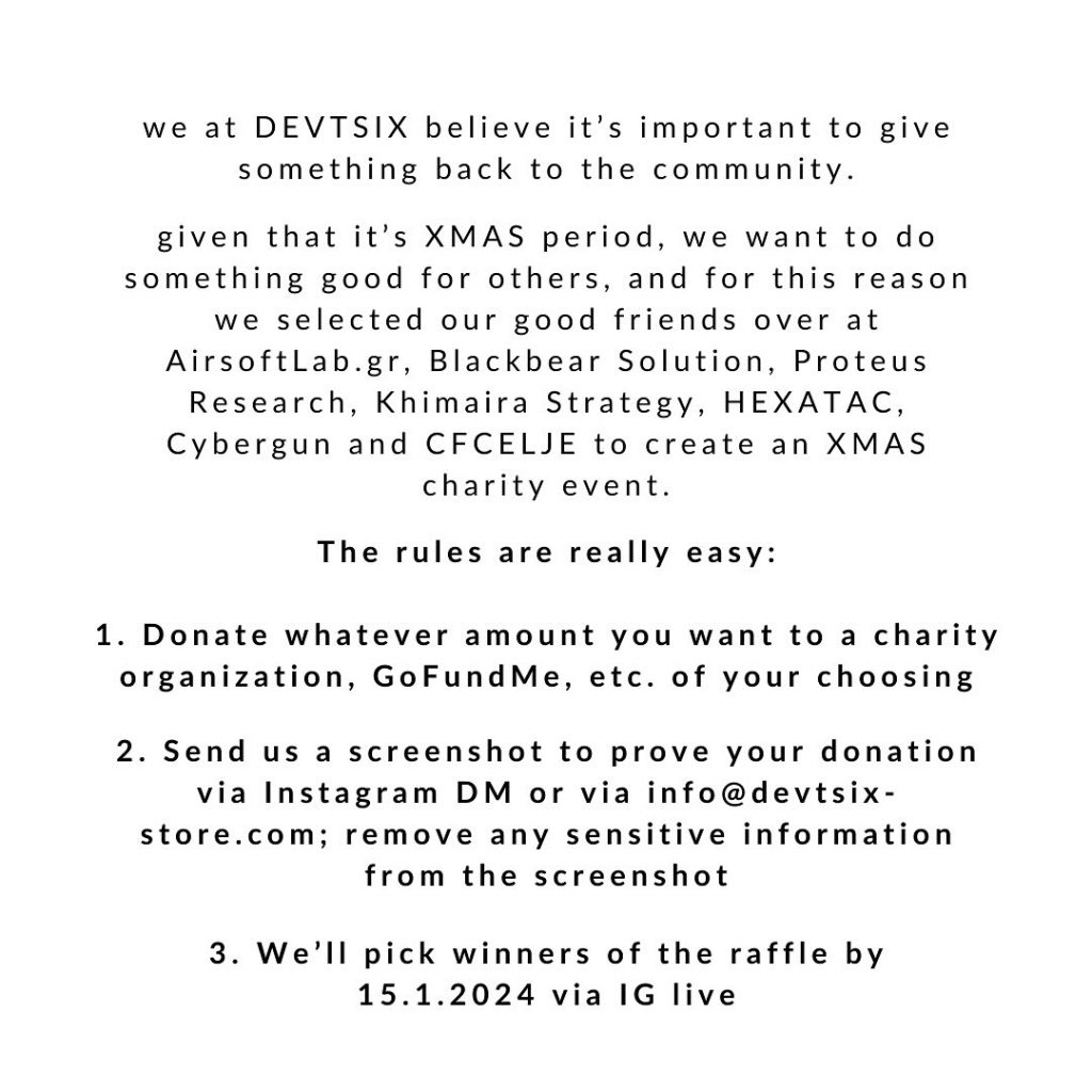 DEVTSIX XMAS Charity