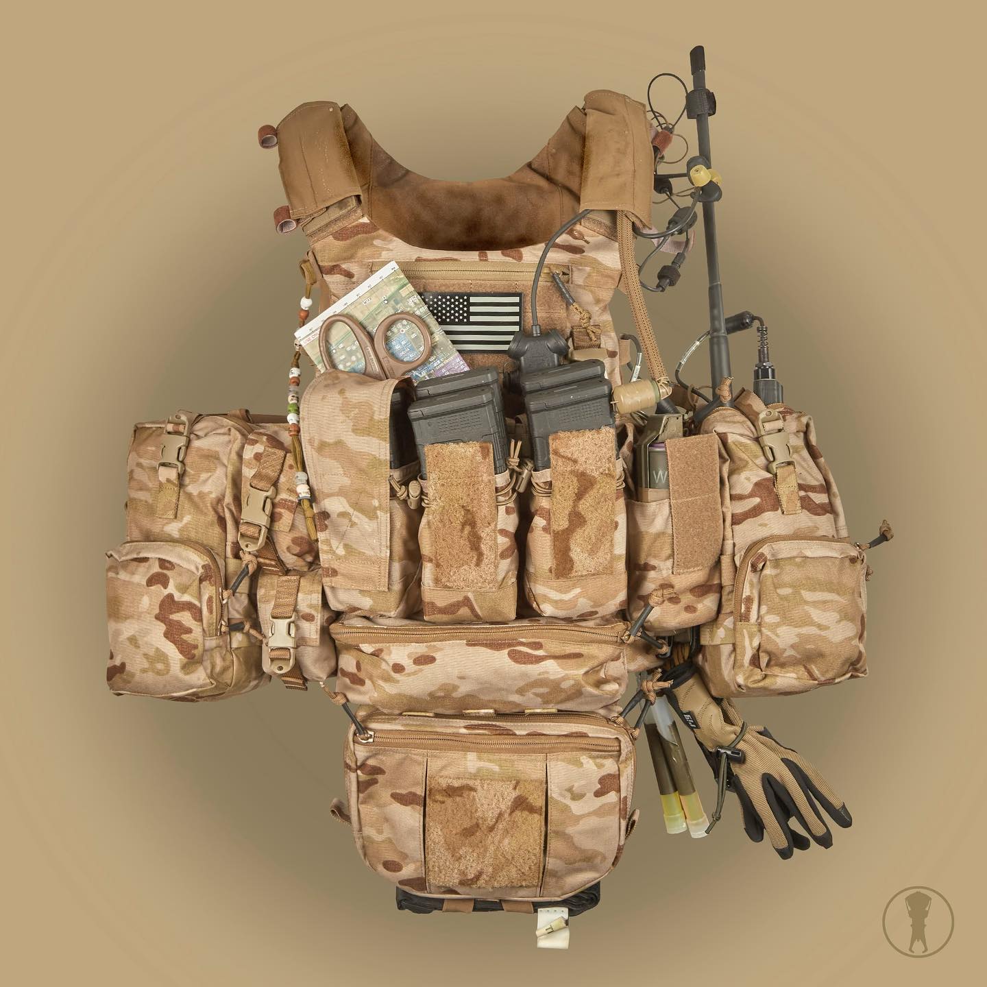 RLATATAC PEACEKEEPER MK5 チェストリグ マルチカム Peacekeeper 