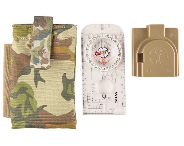 Silva 55-6400/360 MS Mils Compass Bundle