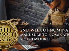 WE’RE ON THE SECOND WEEK OF NOMINATIONS! 15th Airsoft Players' Choice Awards