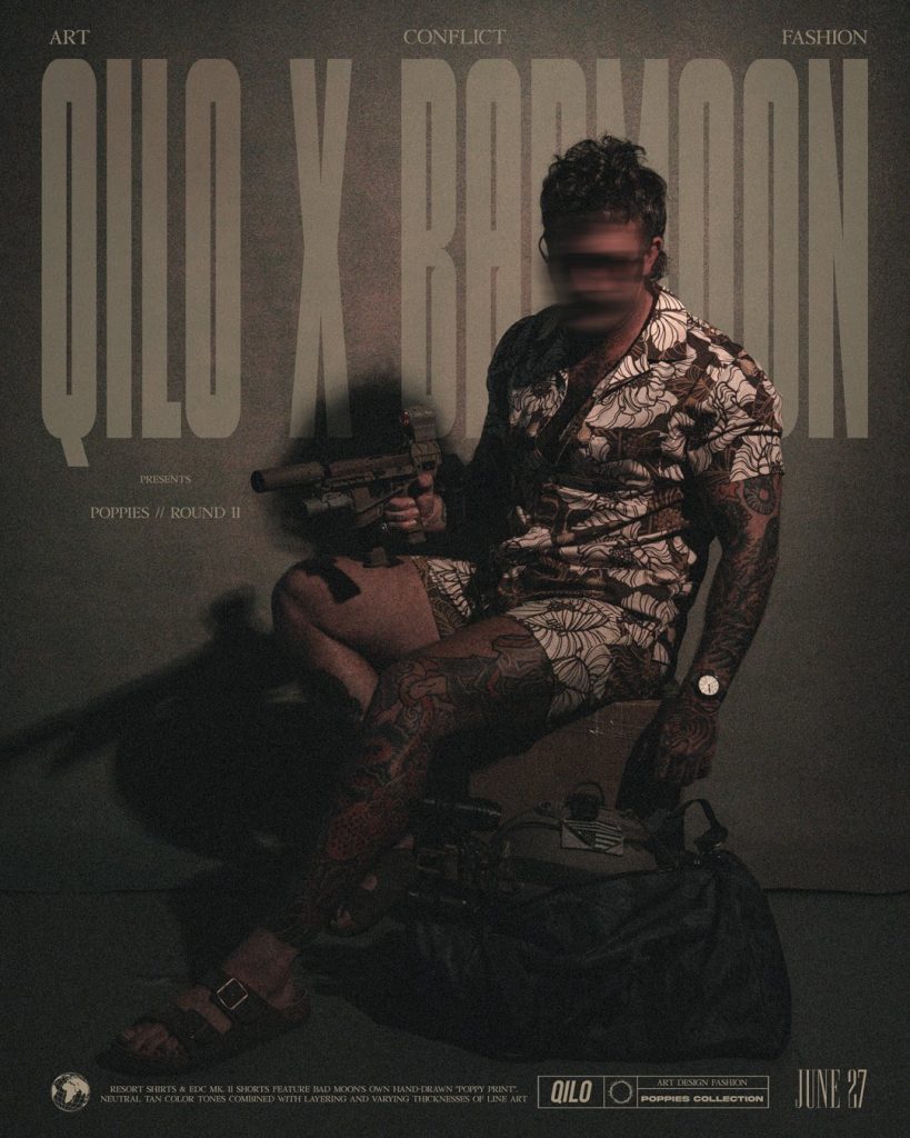 QILO x Bad Moon Print Press "Poppies" Resort Sets Summer '25