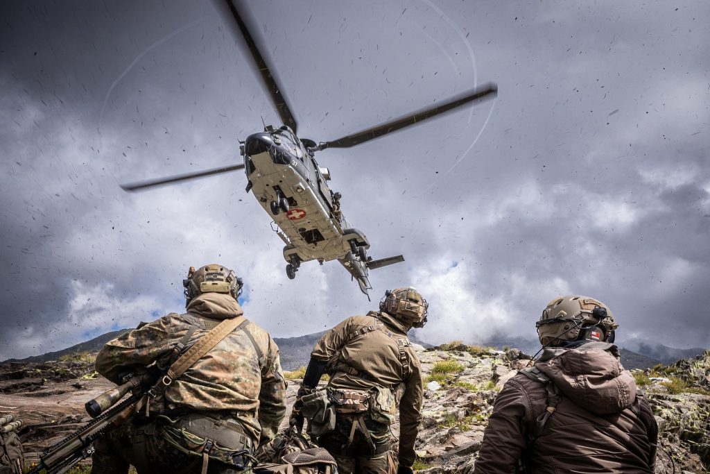 Sharpshooter Deployment in High Mountains