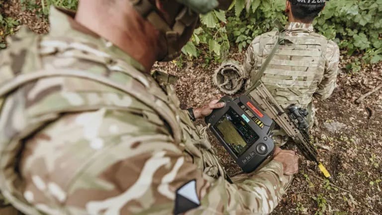 British Soldiers Advance from Flying to Fighting with Drones