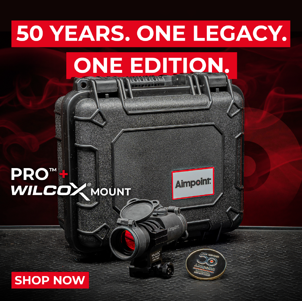 Aimpoint® PRO × Wilcox 50th Anniversary Commemorative Kit