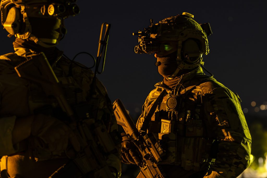 Die "Bildverstärkerbrille querschnittlich" ist die Nachtsichtbrille der Bundeswehr