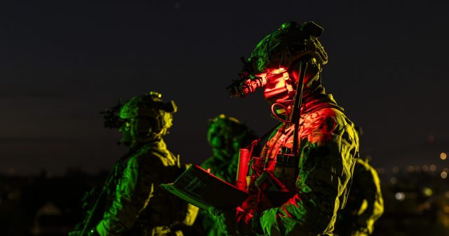 Die "Bildverstärkerbrille querschnittlich" ist die Nachtsichtbrille der Bundeswehr