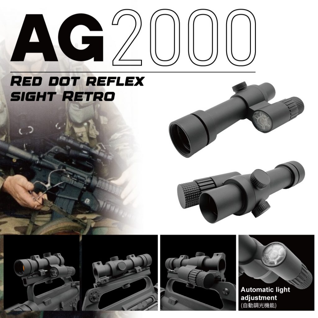 AG-2000 Red Dot Reflex Sight by Angry Gun