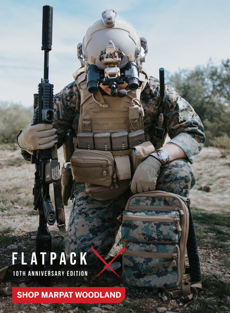 FLATPACK X - MARPAT WOODLAND