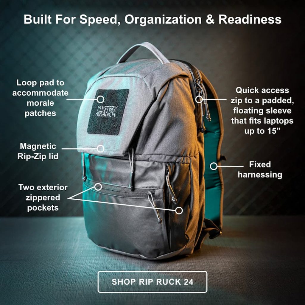 The RIP RUCK 24 from Mystery Ranch