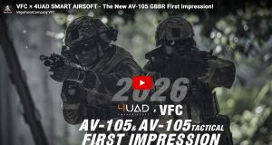The New VFC AV-105 GBBR First Impression! The New VFC AV-105 GBBR First Impression!