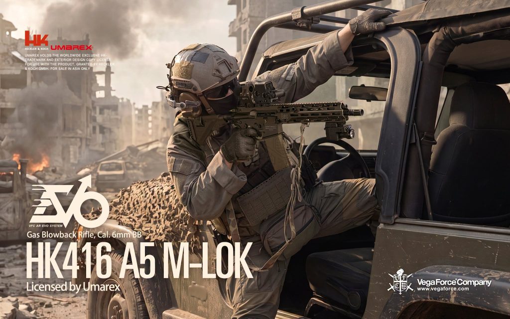 VFC HK416 A5 M-LOK EVO GBBR is officially released