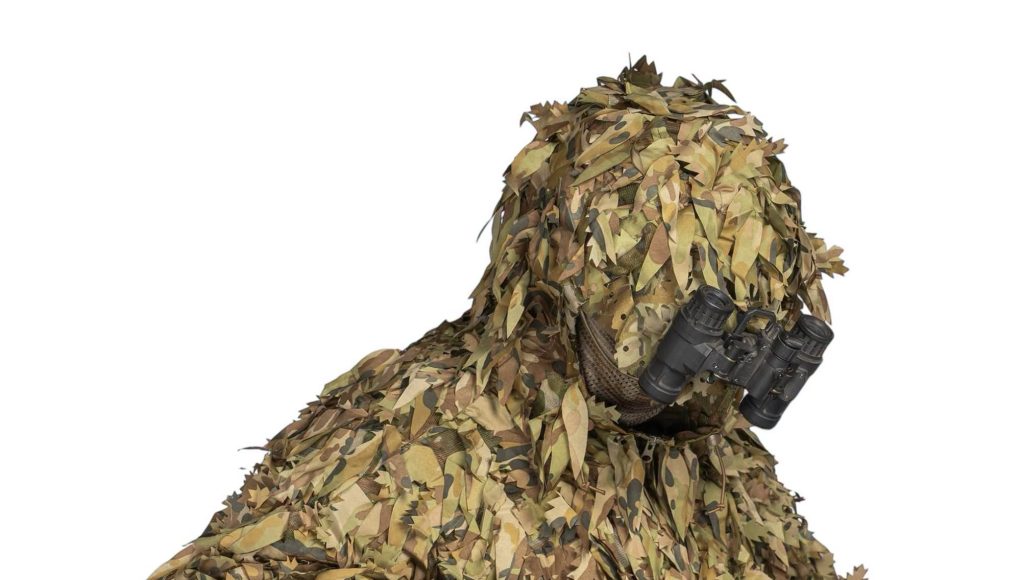 the Platatac Huntsman 3D Leaf Anorak (TFP) is engineered to break up the human silhouette and disrupt detection across a broad range of visual and thermal spectrums. the Platatac Huntsman 3D Leaf Anorak (TFP) is engineered to break up the human silhouette and disrupt detection across a broad range of visual and thermal spectrums.