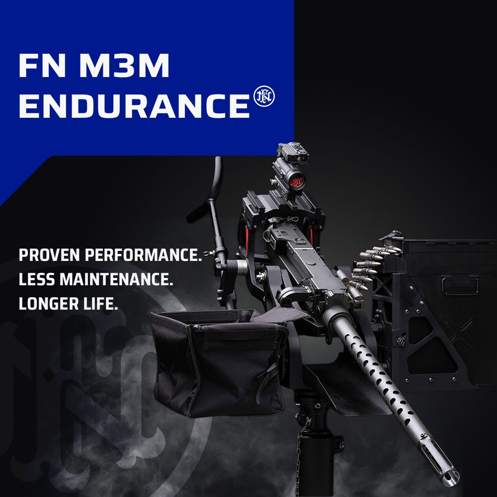 𝗜𝗻𝘁𝗿𝗼𝗱𝘂𝗰𝗶𝗻𝗴 𝘁𝗵𝗲 𝗙𝗡® 𝗠𝟯𝗠 𝗘𝗡𝗗𝗨𝗥𝗔𝗡𝗖𝗘, 𝘁𝗵𝗲 𝗻𝗲𝘅𝘁 𝗴𝗲𝗻𝗲𝗿𝗮𝘁𝗶𝗼𝗻 𝗼𝗳 𝗙𝗡’𝘀 .𝟱𝟬 𝗰𝗮𝗹𝗶𝗯𝗿𝗲 𝗺𝗮𝗰𝗵𝗶𝗻𝗲 𝗴𝘂𝗻