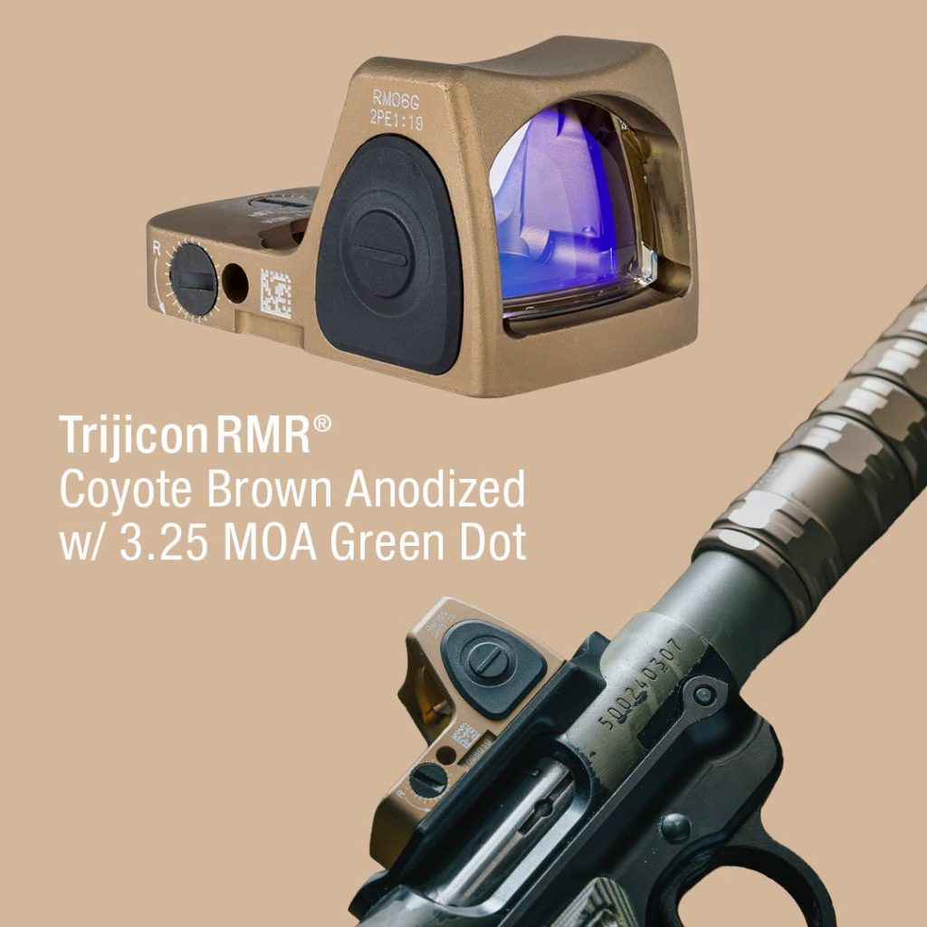 the RMR Green Dot, RMR HD, and RCR are now available in brown (FDE)