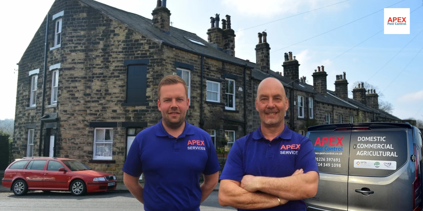 Apex Pest Control Leeds technician returning for follow-up rat treatment visit