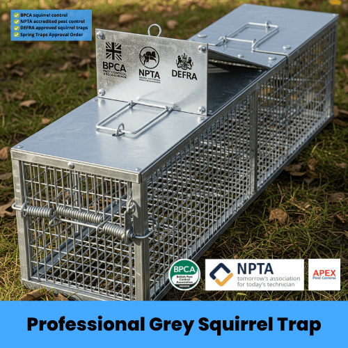 professional grey squirrel trap