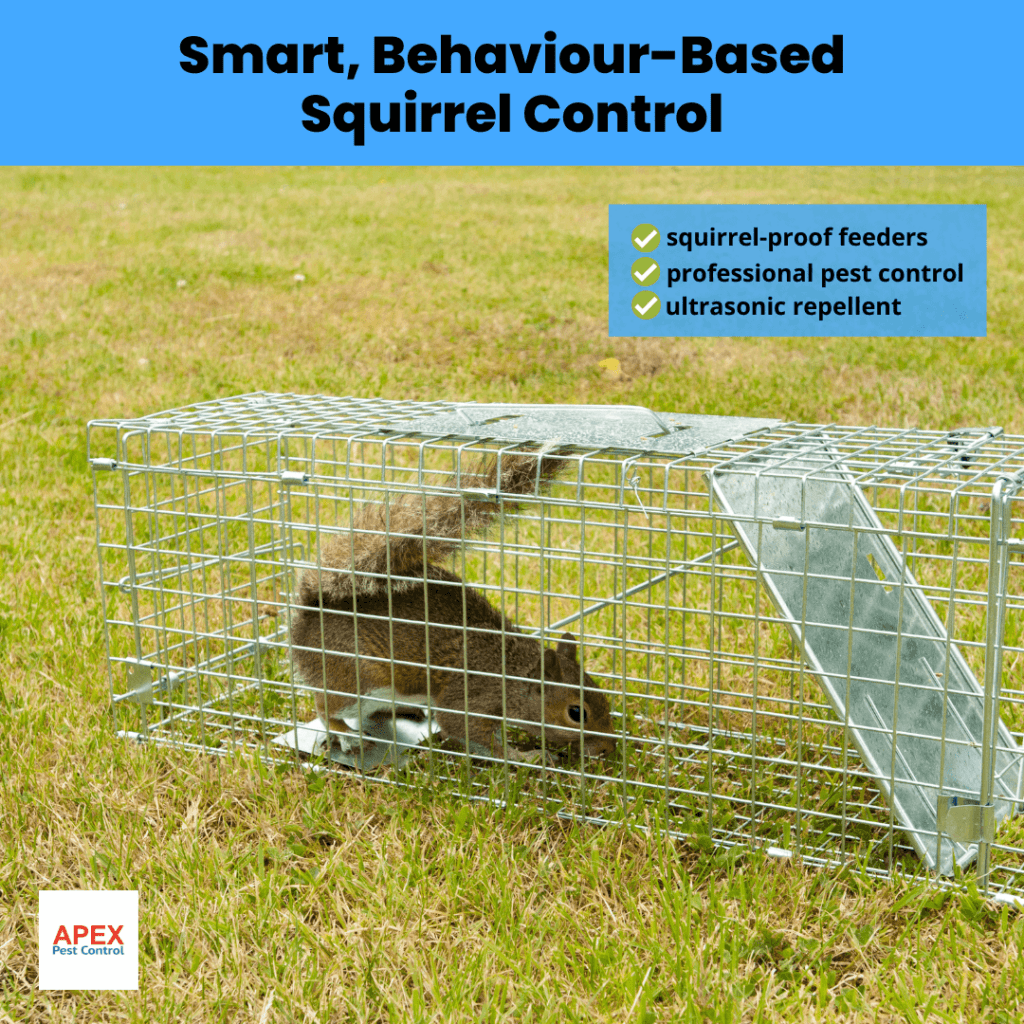 smart, behaviour based squirrel control