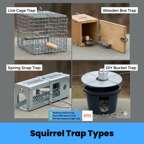 squirrel trap types