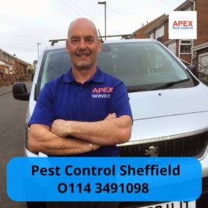 Tony Johnson senior pest control technician