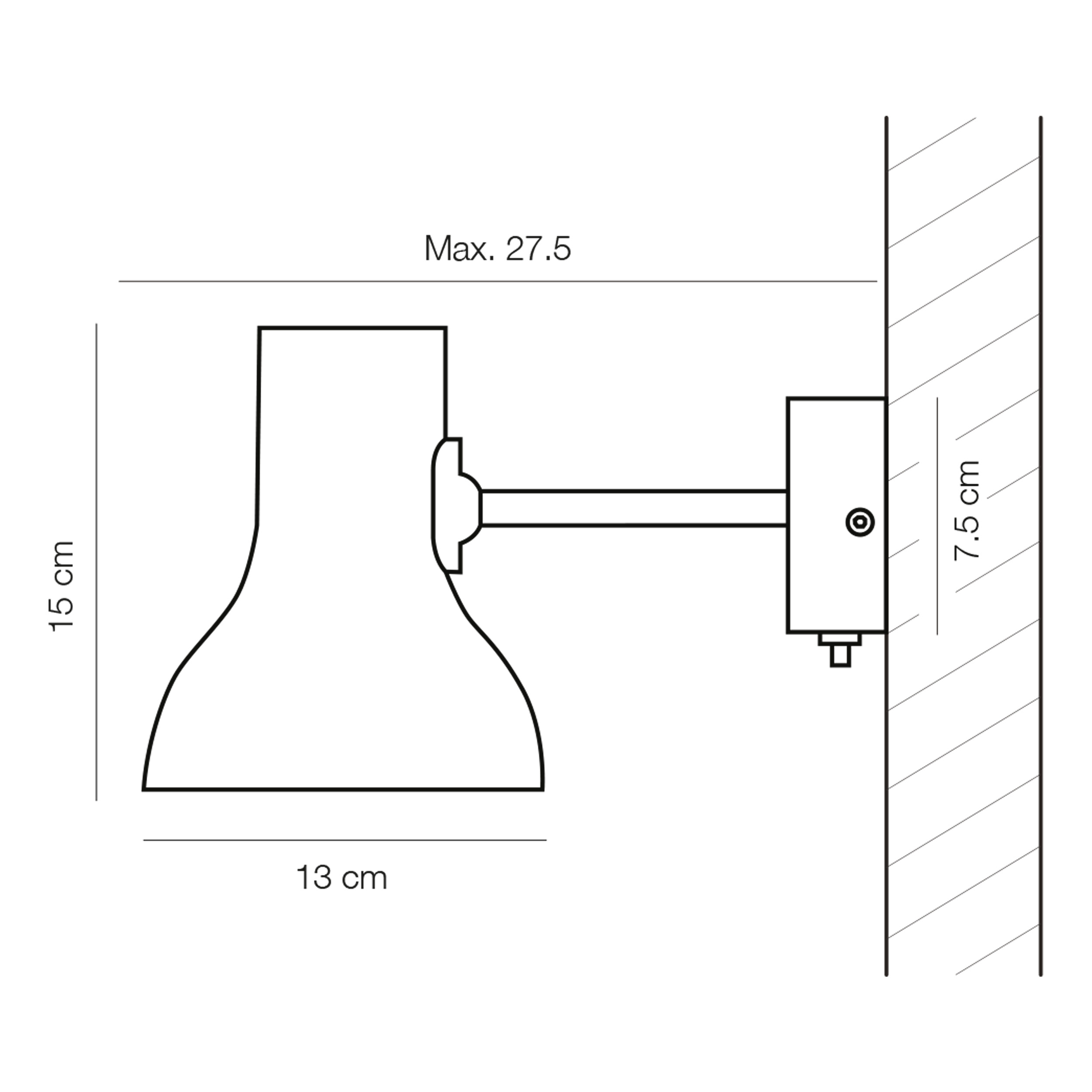 anglepoise type 75 wall light