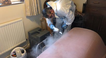 Bed Bug Steam treatment in Maidstone.