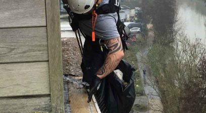 Kelly on roof Bird Proofing | Pest-Tech