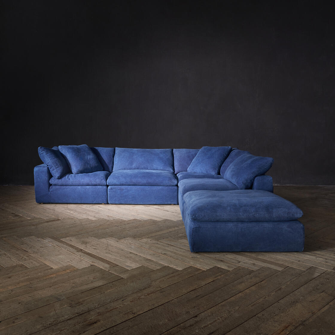 Leather, Linen, & Velvet Corner Sofas by Timothy Oulton Timothy Oulton