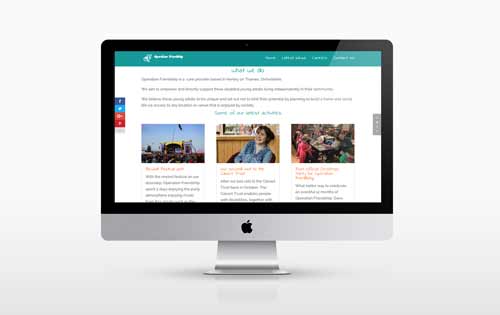 Operation Friendship New Website