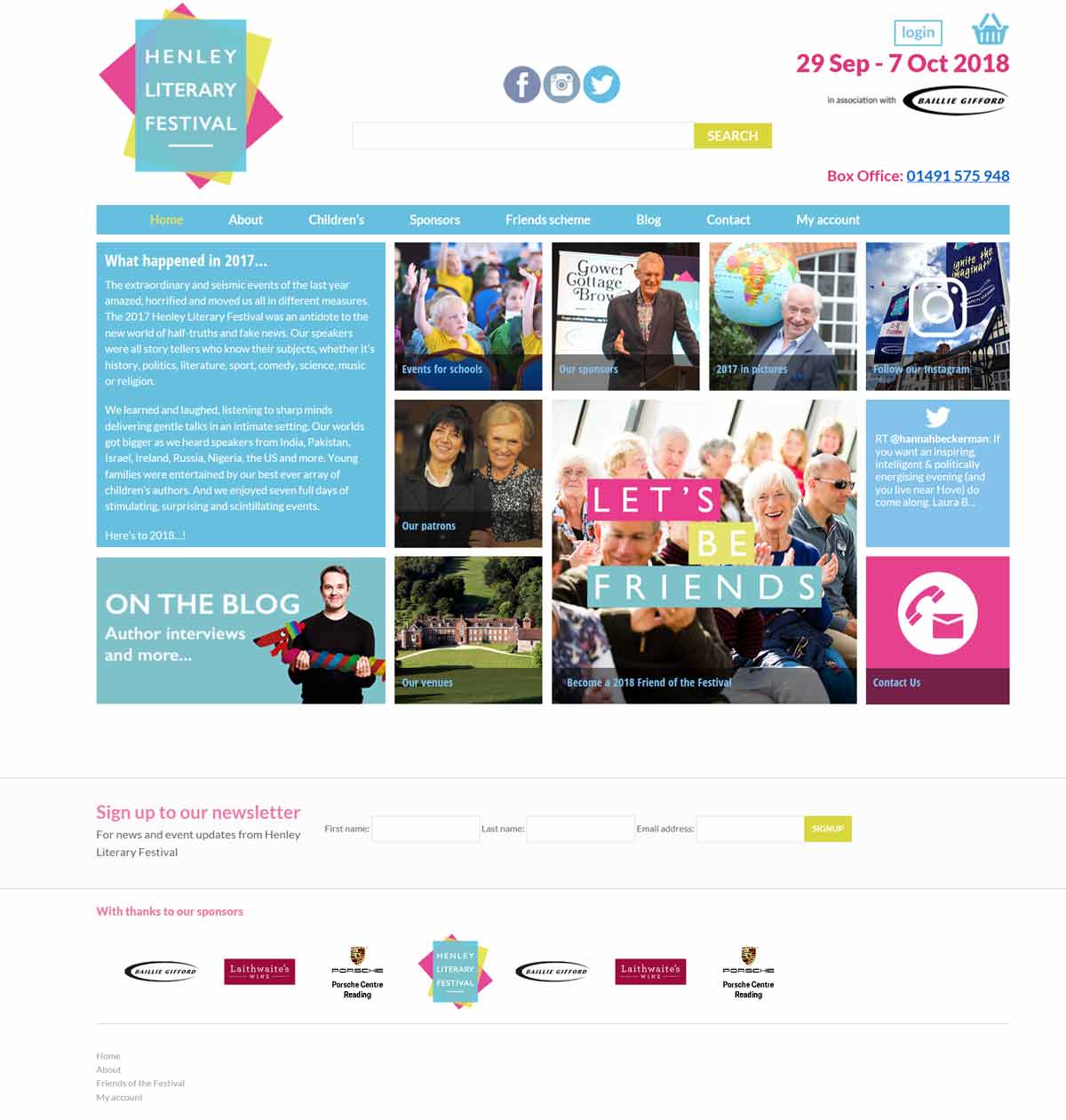 a photo showing website before changes