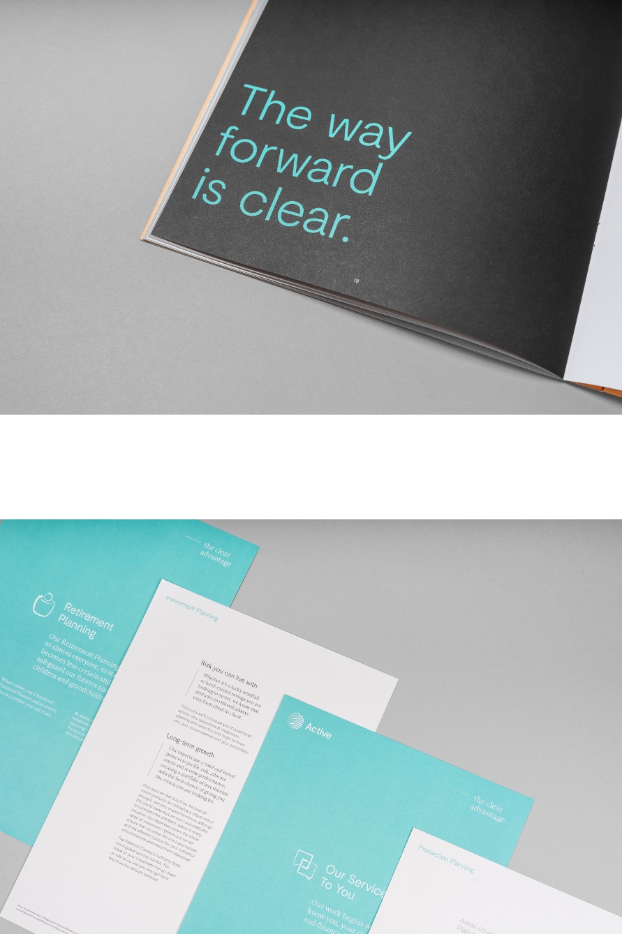 Active Brochure Letterheads and Brochure