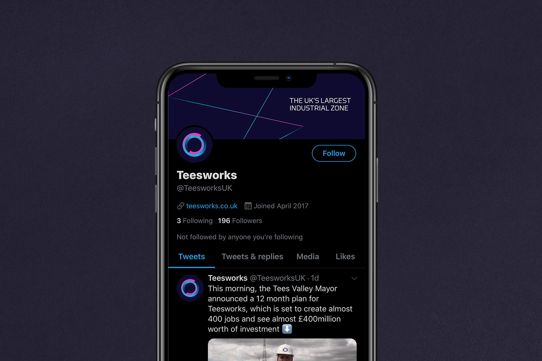 Teesworks Twitter.