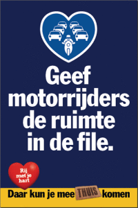 Geef motorrijders de ruimte