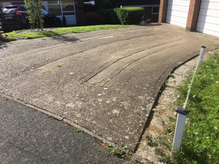 Concrete Driveway Hemel Before Pressure Washing