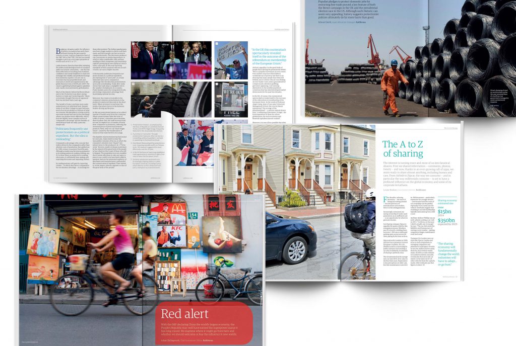 Rathbones Review magazine spreads