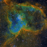 Heart Nebula in HSO Heart Nebula in HSO