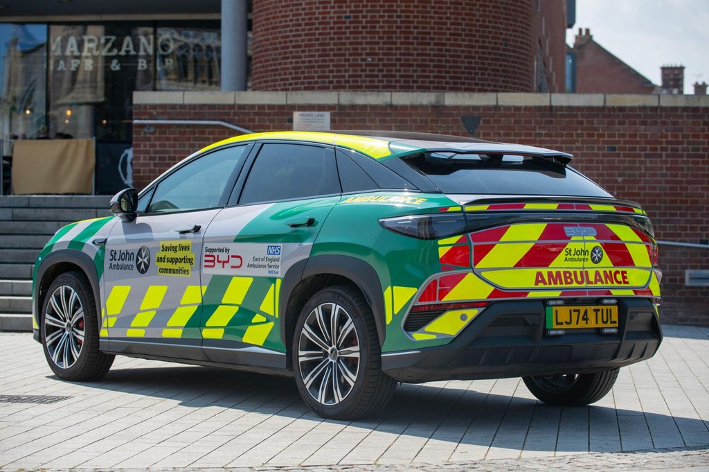 BYD partners with St John Ambulance for pioneering trial