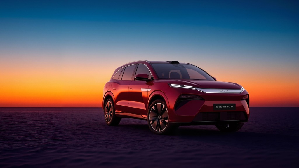 BYD launches ATTO 8 flagship SUV with FLASH Charging at Paris Motor Show