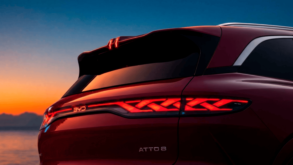 BYD launches ATTO 8 flagship SUV with FLASH Charging at Paris Motor Show