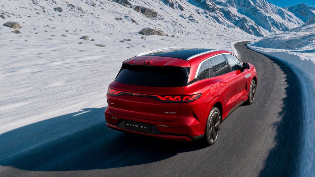 BYD launches ATTO 8 flagship SUV with FLASH Charging at Paris Motor Show