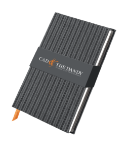 Cad & The Dandy Cloth Bound Pinstripe Notebook