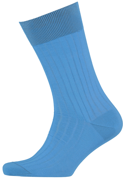 menswear-socks-cotton-ribbed-sky-blue-1 Cad & The Dandy Cotton Ribbed Sky Blue Socks