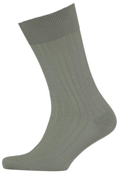menswear-socks-cotton-ribbed-olive-green-1 Cad & The Dandy Cotton Ribbed Olive Green Socks