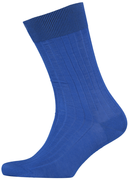 menswear-socks-cotton-ribbed-cobalt-blue-1 Cad & The Dandy Cotton Ribbed Cobalt Blue Socks