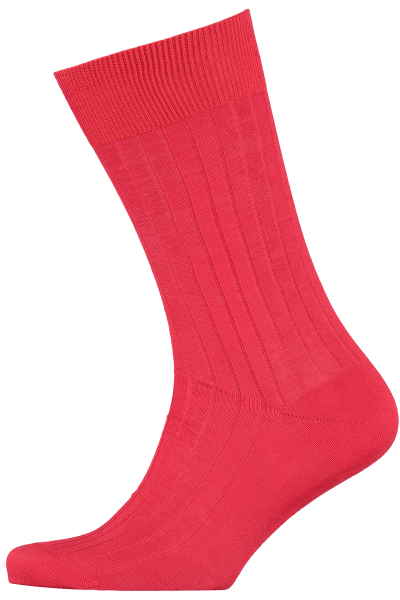 menswear-socks-cotton-ribbed-red-1 Cad & The Dandy Cotton Ribbed Red Socks