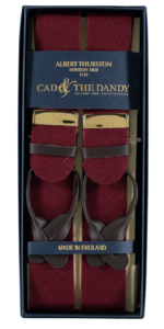 Cad & The Dandy Albert Thurston Claret Braces