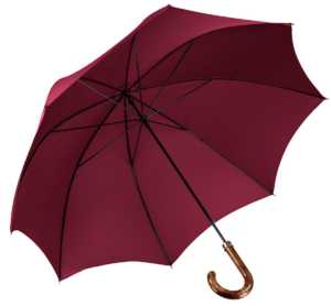 menswear-accessories-walking-umbrella-wine-1 Cad & The Dandy Walking Umbrella in Wine