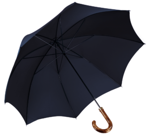 menswear-accessories-walking-umbrella-navy-1 Cad & The Dandy Walking Umbrella in Navy Blue