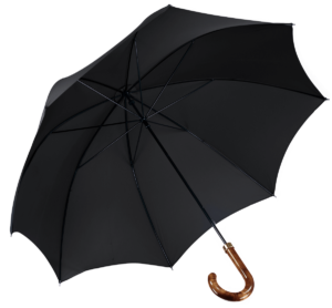 menswear-accessories-walking-umbrella-black-1 Cad & The Dandy Walking Umbrella in Black